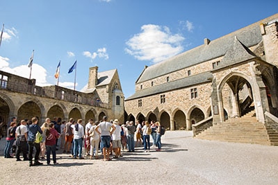 Cour intérieur du château de Vitré