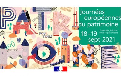 Journées européennes du patrimoine les 18 et 19 septembre 2021